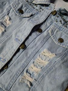 Ripped Denim Jacket