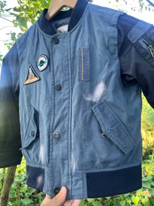 Boys Bomber Jacket with Space Patches