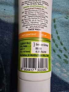 Mamaearth Vitamin C Face Wash