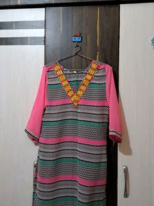 Pure Chiffon Kurti 💗