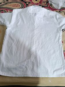White Tabard Cotton Shirt