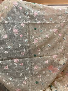 Cream Colour Saree