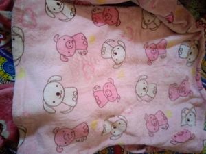 Adorable Pink Plush Pajama Set