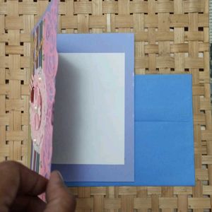Handmade Diecut Greeting Card with Envelope
