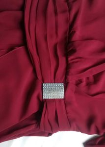Beautiful Wine mahroon Gown 🍷