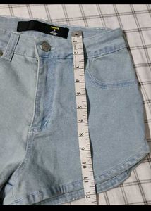 Light Wash Denim Shorts