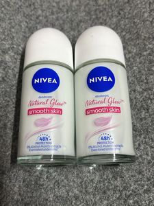 Nivea Natural Glow Smooth Skin Roll On Pack 2