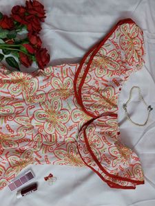 Imported Red Mini Dress | 32 To 36