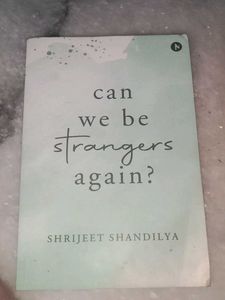 Can We Be Strangers Again? Book
