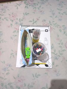 sketchbook. pouch. colours. combo set