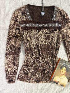 Romantic Sheer Lace Top 🍂