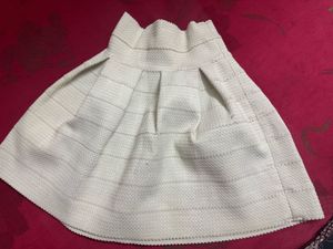 Textured Mini Skirt