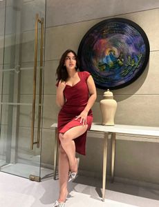 Red Bodycon Dress (Cherry-Red)