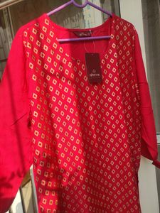 Dark Pink Branded Kurti..
