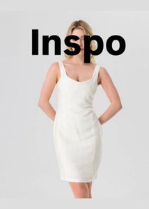 Elegant White Sheath Dress