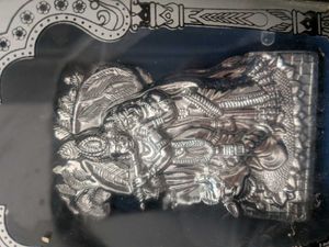 Framed Silver Plated Religious Showpiece