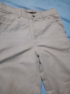 Men's Beige Striped jeans