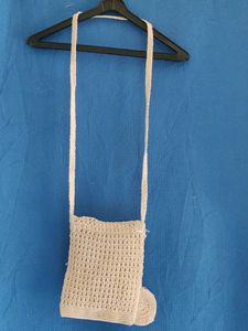 Handmade Crochet Sling Bag