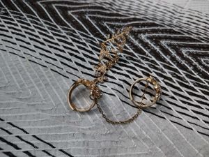 Elegant Butterfly Design Hand Chain Ring