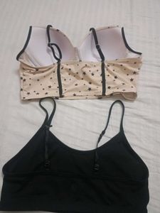 Chiara Ferragni Eye-star Print Push-up Bra
