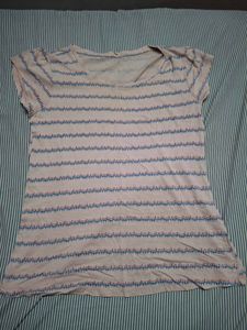 Striped Cropped T-Shirt