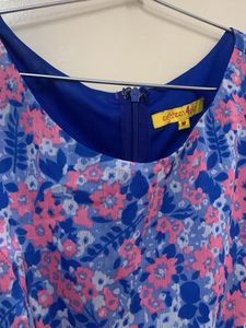 Chic Floral Print Sleeveless Dress