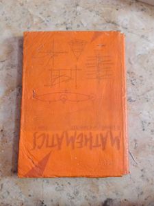 Vintage Orange Mathematics Book