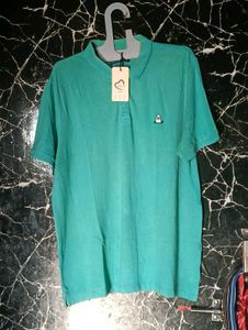 Men's Teal Polo T-Shirt