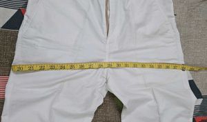 Classic White Casual Pants