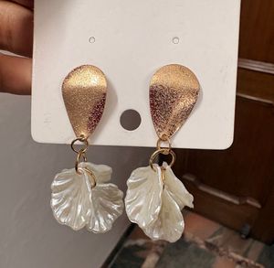 Elegant Petal Drop Earrings