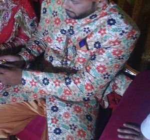 only 1 Time used Floral Sherwani