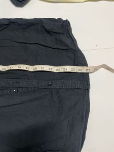 Men's Black Casual Button-Up Shirt