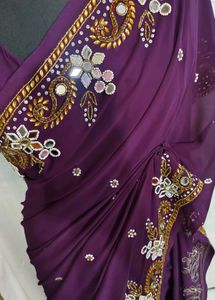 original mirror 😍🪞 work saree high quality 💯🔥