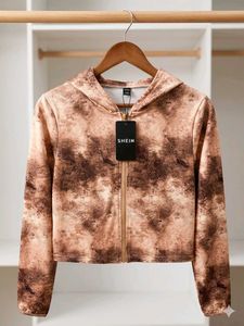 Tie-Dye Zip-Up top
