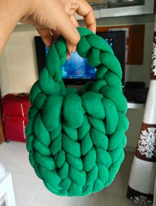Cottagecore chunky knit bag