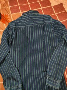 Men's Striped Long Sleeve Casual Shirt