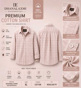 Premium Cotton Plaid Shirt