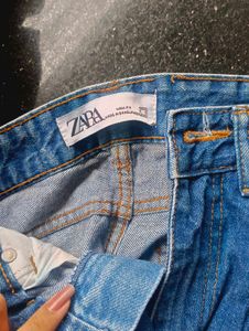 Zara Distressed Blue Jeans.