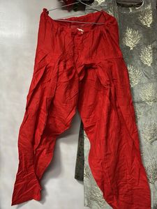 Red Embellished Kurta and salwar