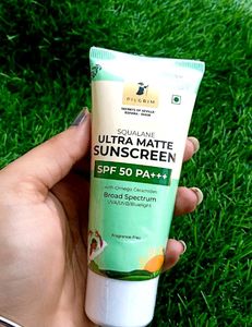Pilgrim Squalane ULTRA MATTE SUNSCREEN SPF 50 PA++