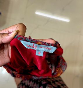 Boho Chic Red Print Dress