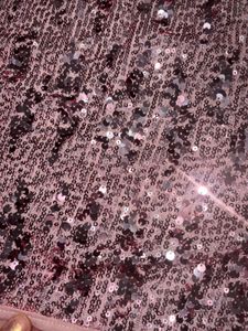 Sparkly Pink Sequin Mini Skirt