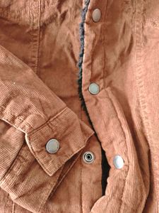 Corduroy Jacket with Sherpa Lining