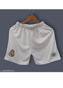 Men's White Soccer Shorts