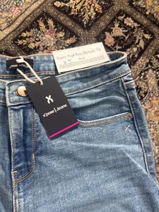 Light Wash Flared Denim Jeans