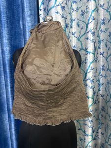 Pleated Halter Neck Blouse