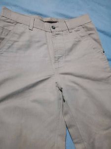 Men's Beige Striped jeans