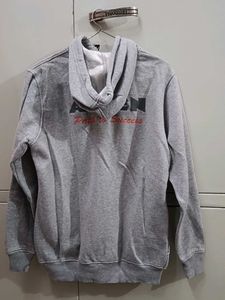 Grey Zip-Up Hoodie