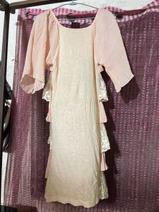 Tiered Ruffle Chiffon Gown