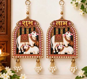 Decorative Cow &amp; Calf Wall Hangings